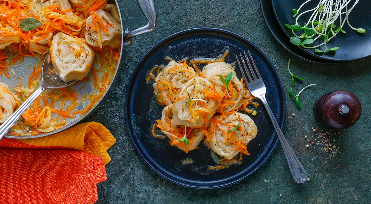 Faule Knödel mit Sauerkraut