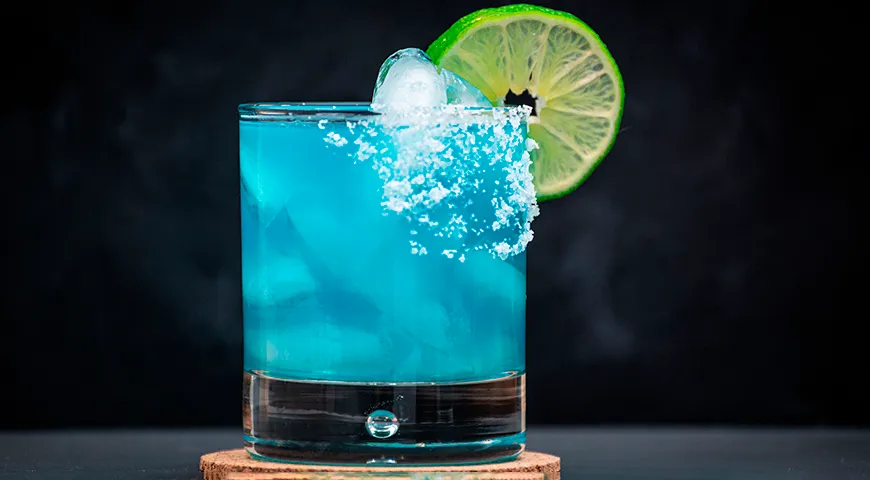 Alkoholfreie „Blue Margarita“