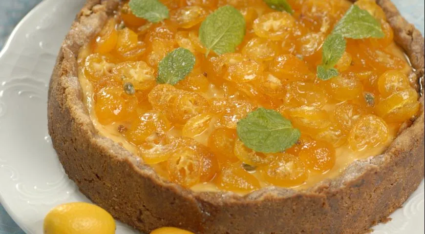 Kumquat, was ist das für eine Frucht? Orangenkäsekuchen mit Kumquats, siehe Rezept hier