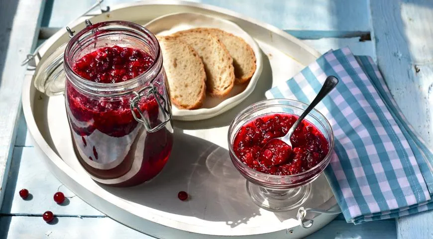 Fünf-Minuten-Cranberry-Marmelade