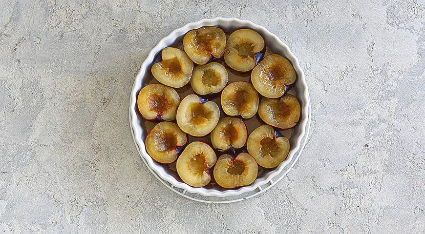 Tarte Tatin Pflaume und Mandel