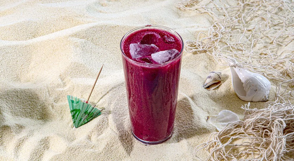 Kirsch-Mandel-Smoothie