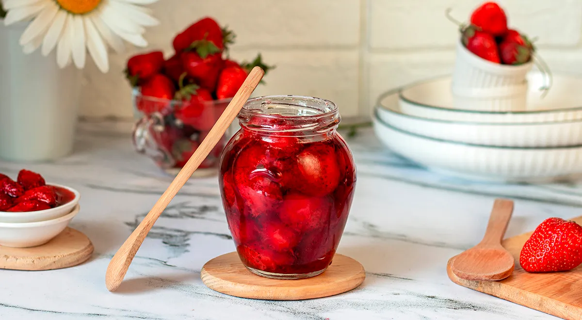 Erdbeermarmelade ohne Zucker