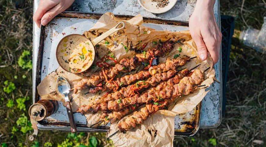 Die perfekte Marinade für Putenschenkelspieße