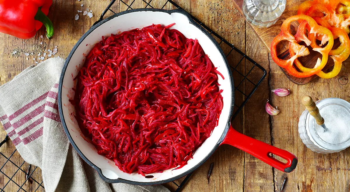 Dressing für Borschtsch mit Paprika