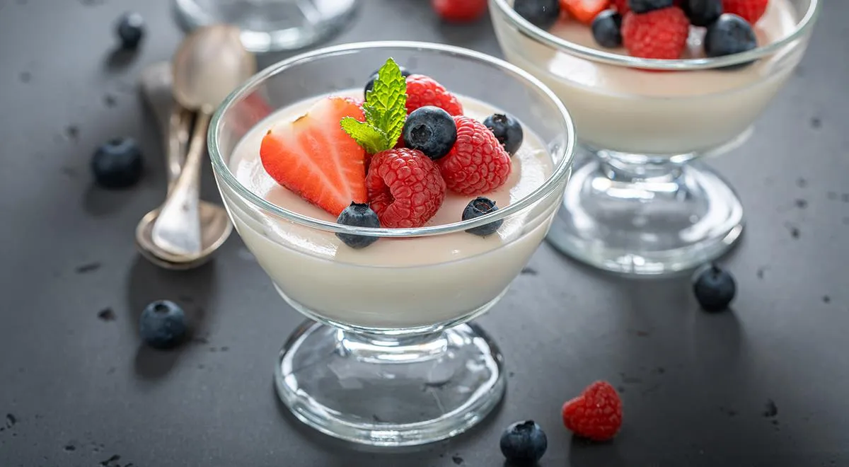 Klassische Panna Cotta zu Hause