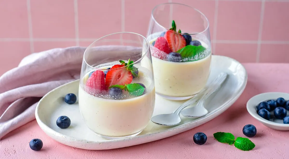 Klassische Panna Cotta zu Hause