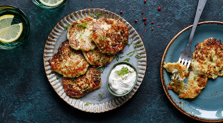 Zucchini-Pfannkuchen ohne Mehl