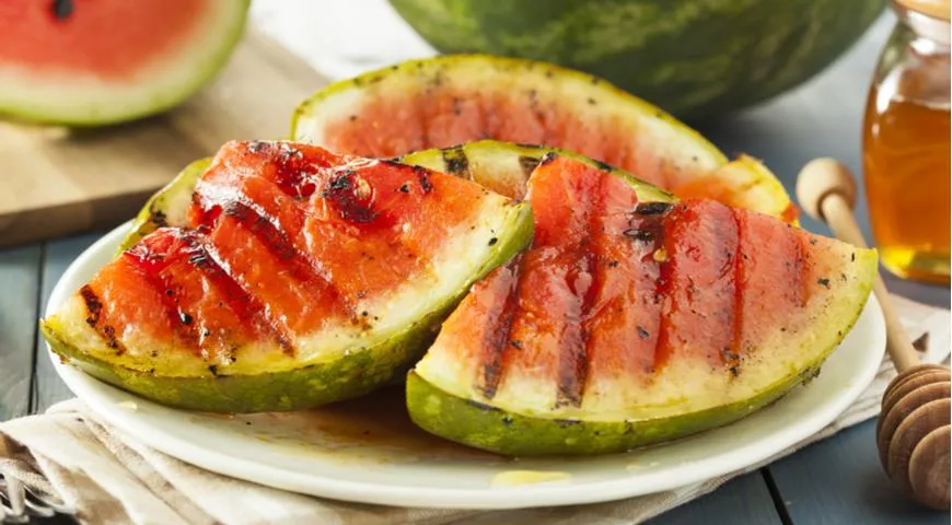 Gegrillte Wassermelone