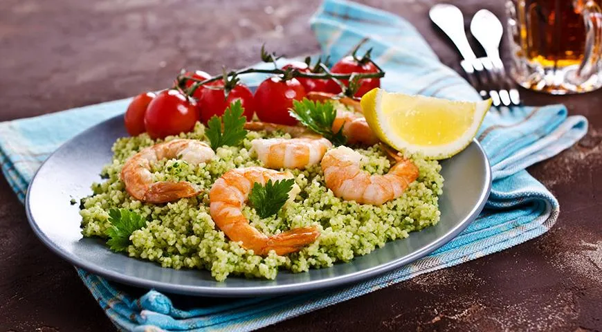 Bulgur mit Pesto nach italienischer Art