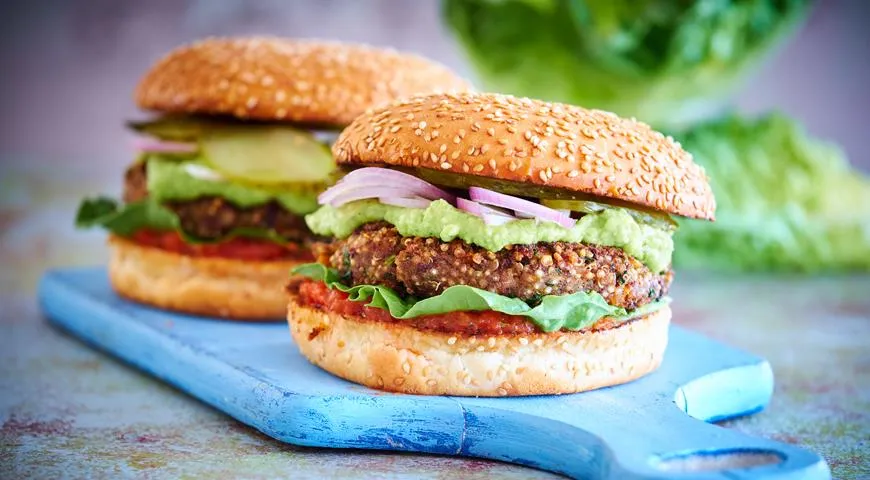 Burger mit Quinoa-Patty