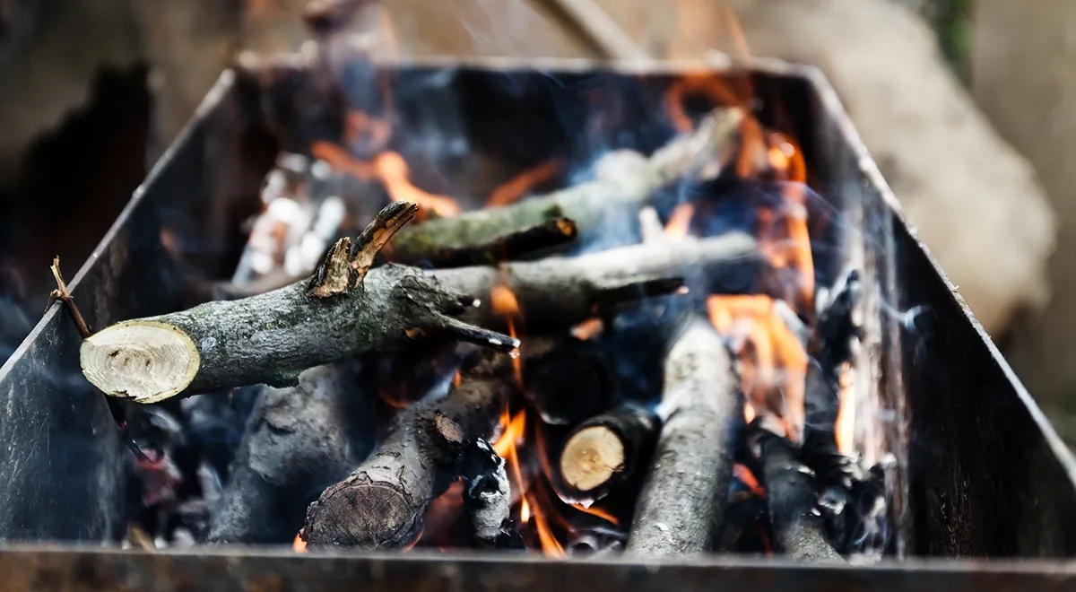 Vorbereitungen zum Grillen: Welches Brennholz eignet sich am besten und was macht man mit den Kohlen?