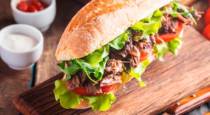 Steak-Sandwich